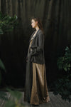Mutedance 24 Spring/Summer Printed Flowing Long Dress MD-MD24SS30-K khaki PM141